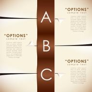 Vector abstract paper infographics N2