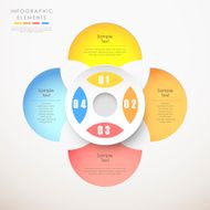 Abstract Paper Infographics N12