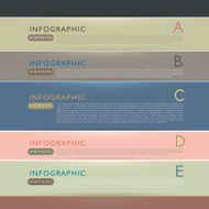 Vector abstract paper infographics N3