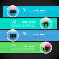 abstract 3d paper infographic elements N4