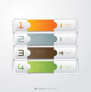 Infographics vector design template N406