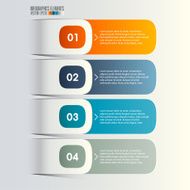 Modern infographics template N123