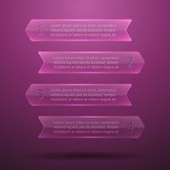 Glass elements of infographics N5