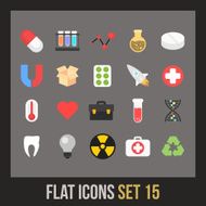 Flat icons set 15 N3