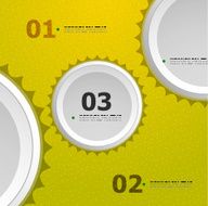 Abstract circles infographic design N2