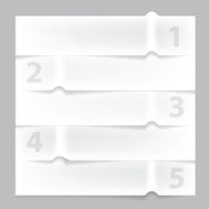paper infographic banner vector N2