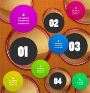Circles infographic design