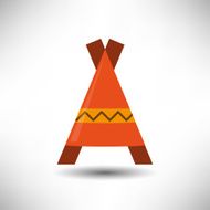 Vector Tent Letter A Symbol