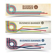 Business concept banners set N6