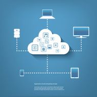 Cloud Computing Concept Vector Illustration N14