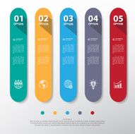 Design flat shadow arrow banners graphic or website Vector illu N5