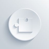 Vector modern puzzle icons background N10
