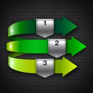 3d arrows with tags N3