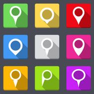 Map Pins Icons