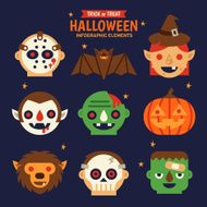 Halloween Infographic Elements N2