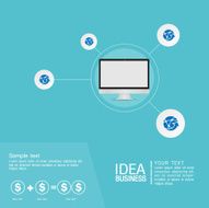 idea concept Business and Marketing Online N18