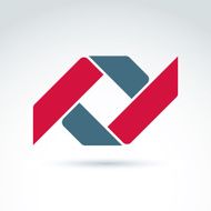 Geometric abstract icon symbol vector graphic design N12