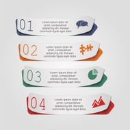 Modern arrow infographics element layout Vector N3