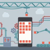 Mobile phone construction concept