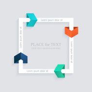 Minimal infographics design set N3