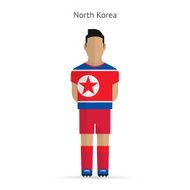 North Korea football player Soccer uniform N2