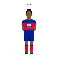 Haiti football player Soccer uniform N2