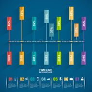 Infographics vector design template N407