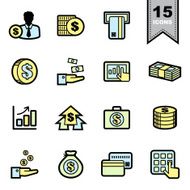 Business icons set N88