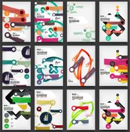 Set of Flyers Brochure Design Templates N14