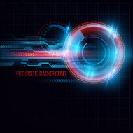 Abstract HUD futuristic background Vector illustration N4