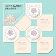 creative flower infographics