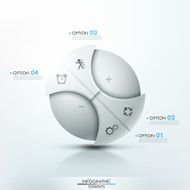 Modern infographics options banner N813