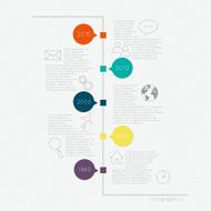 Minimal infographics design N45