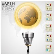 Earth Renewable Energy Ecology And Environment Infographic N3