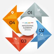 Geometric Design Infographic Banner N3