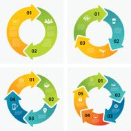 set of infographic templates N30