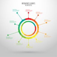 Modern infographics template N124