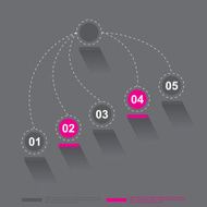 Modern time line design template N54