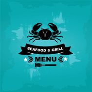 Seafood cafe menu grill N7