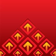 creative business arrow move up background N2