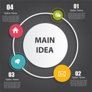 Infographic Templates for Business Vector Illustration N1945