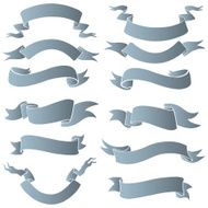 Vector Set of Ribbons for Your Text N13