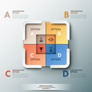 Modern Infographics Process Template N23