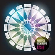 Abstract polygonal design geometrical background NO 2