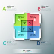 Modern Infographics Process Template N24
