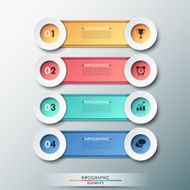Modern infographics options banner N818