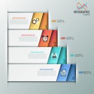 Modern infographics options banner N819