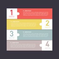 Infographics Elements with Numbers N7
