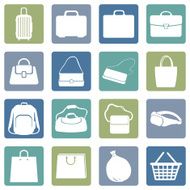 Vector Set of Bags Icons N7