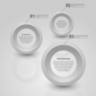 Infographic design on the grey background N19